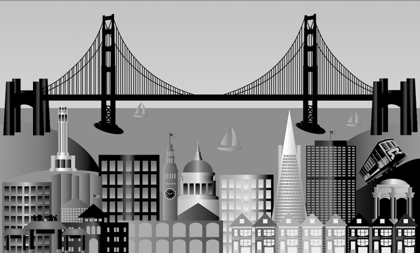 Landmarks San Francisco Skyline Royalty-free Stock Photography PNG