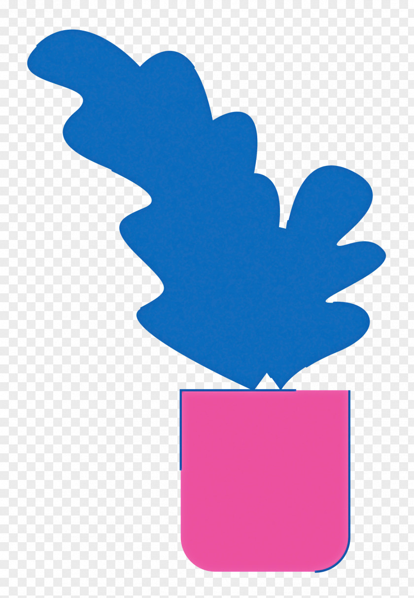 Leaf Cobalt Blue / M Cobalt Blue / M Font Tree PNG