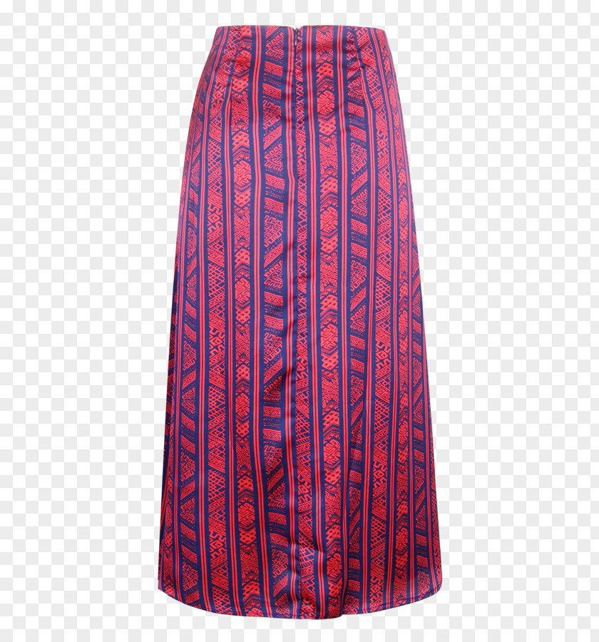 Long Line Magenta Skirt PNG