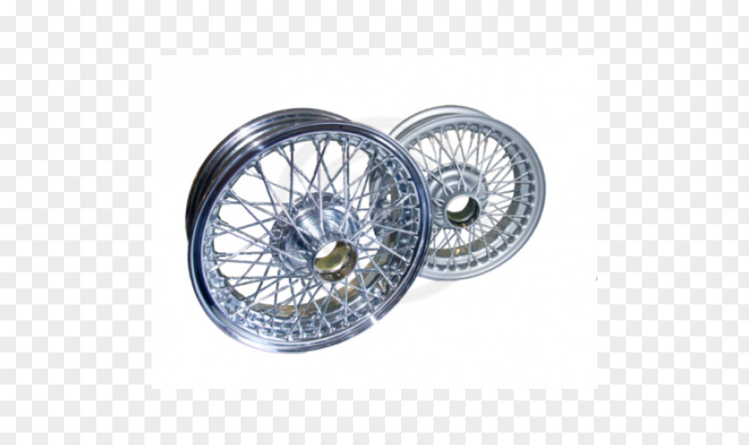 Wire Wheel Alloy Car Spoke Rim PNG