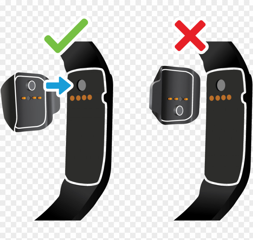 Activity Tracker Bracelet With Usb Communication Product Design Electronics PNG