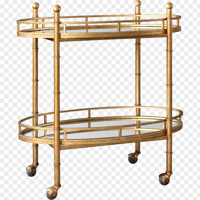 Bar Cart Uttermost Zafina Gold Table Furniture PNG