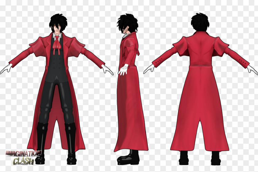 Hellsing Ultimate Alucard Seras Victoria VRChat 3D Computer Graphics PNG