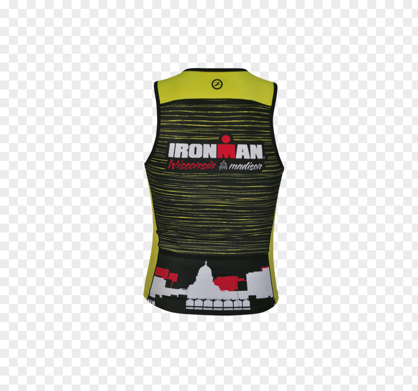 Ironman Wisconsin T-shirt Gilets 70.3 Sleeveless Shirt Sportswear PNG
