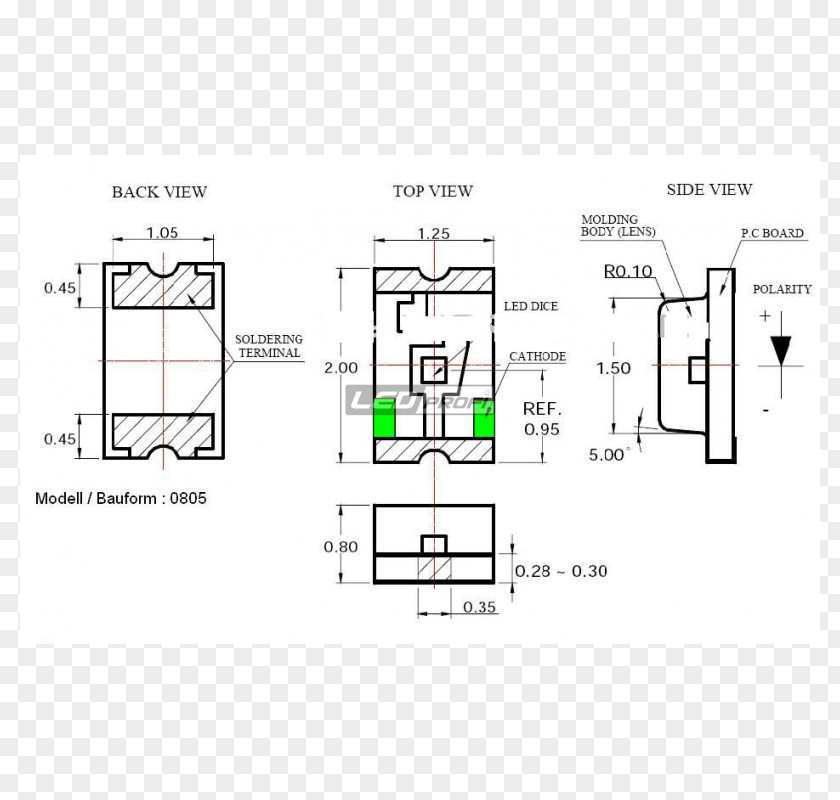 Smd Led Module Floor Plan Line PNG