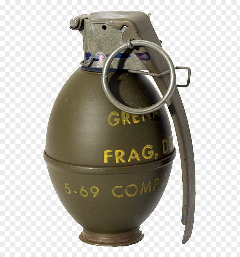 US Hand Grenade Image Mk 2 Fragging Fragmentation M67 PNG