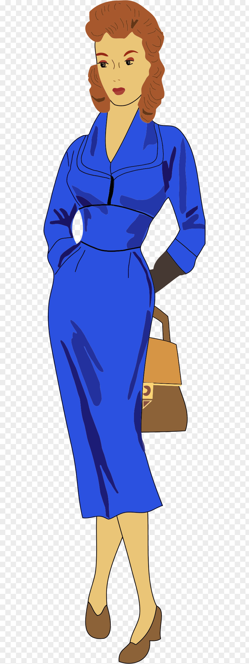 Woman 1940s Clip Art PNG