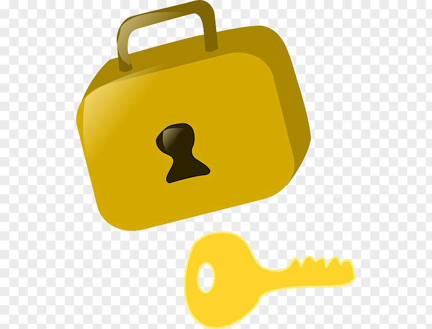 Ancient Paper Lock Key Animation Clip Art PNG