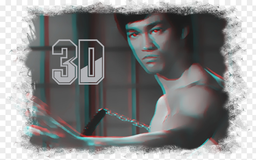Bruce Lee Fist Of Fury Chen Zhen Anaglyph 3D PNG