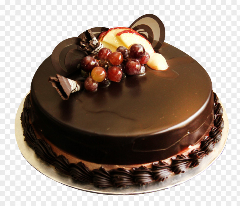 Chocolate Cake Truffle Fruitcake Birthday PNG