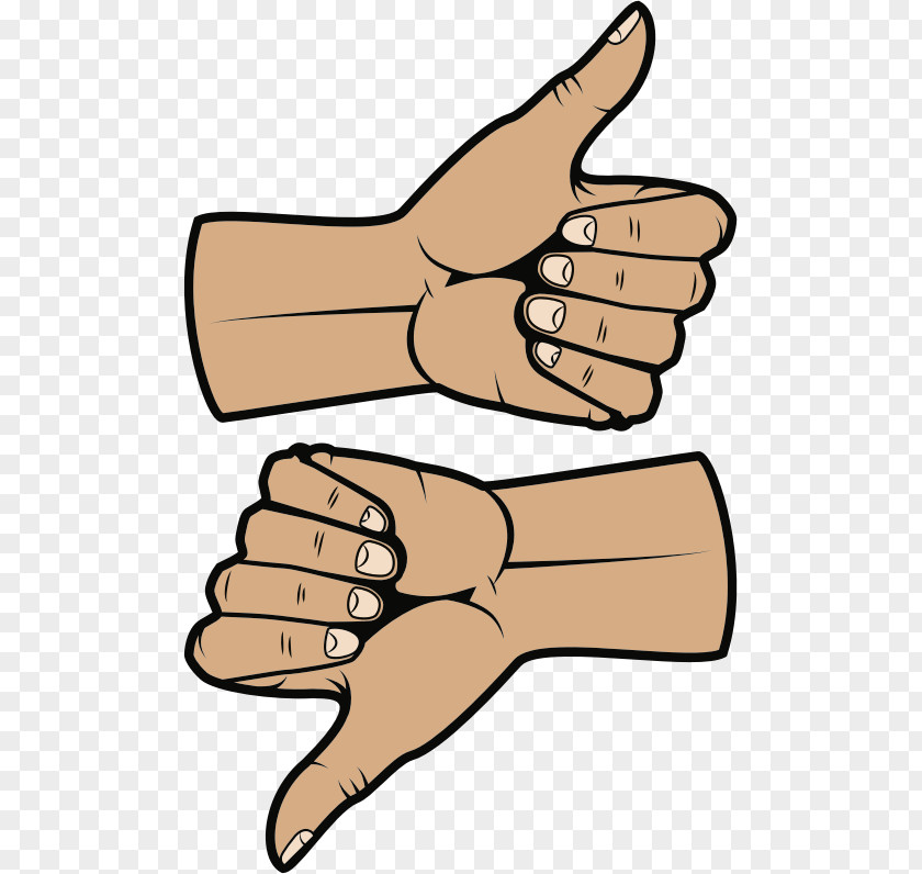 Ups And Downs Thumb Hand Clip Art PNG
