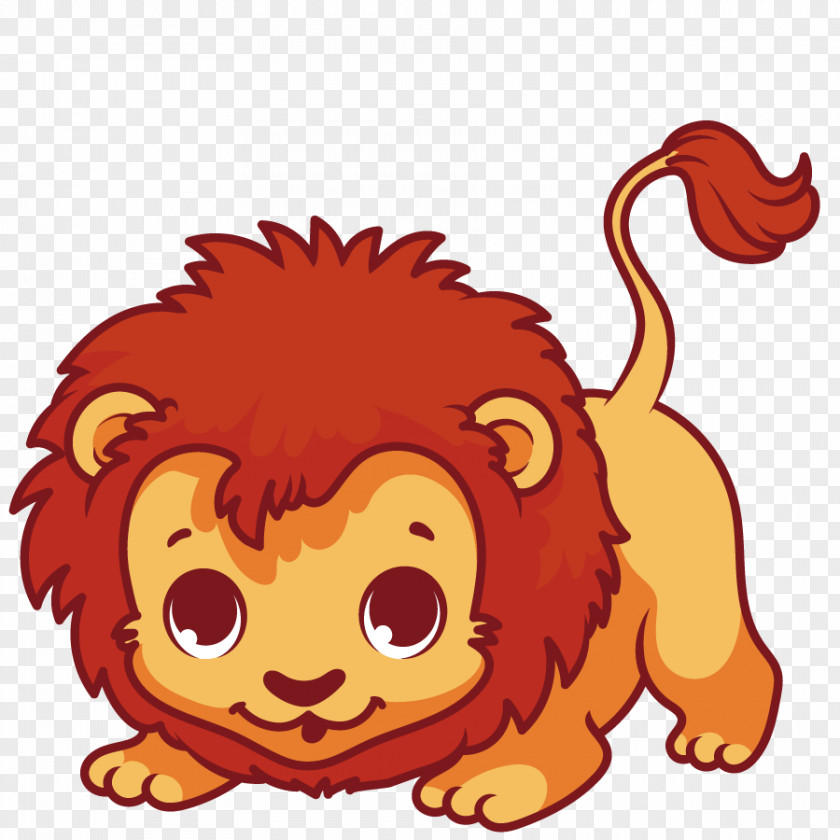 Vector Lion King Of The Forest Drawing Cuteness PNG