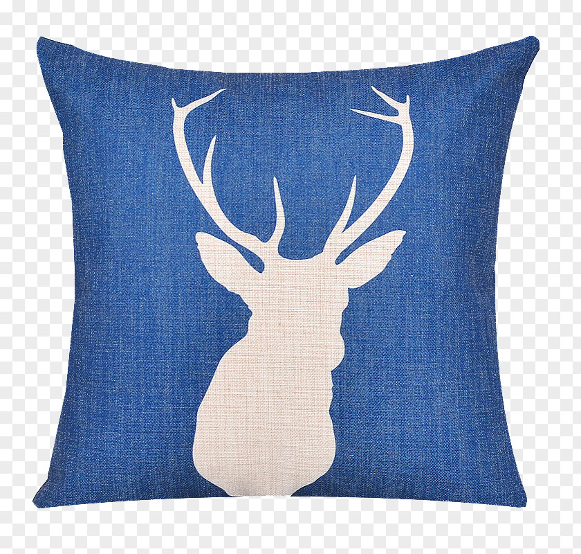 Deer Pillow Throw Cushion Couch PNG