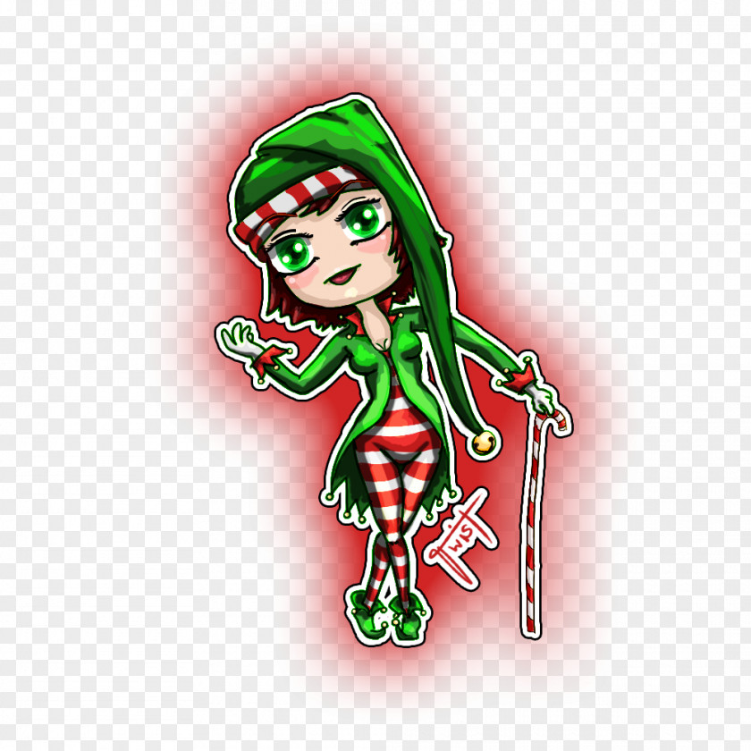 Elf Christmas Illustration Cartoon Ornament PNG