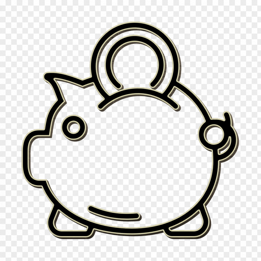 Money Icon Business Piggy Bank PNG