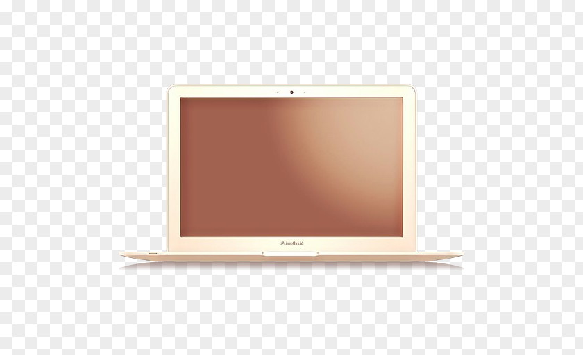 Screen Peach Laptop Background PNG