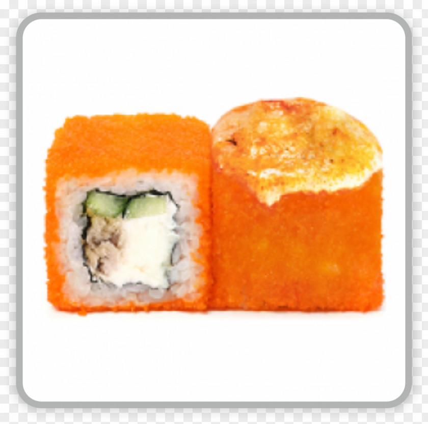 Sushi California Roll Makizushi Smoked Salmon Caviar PNG