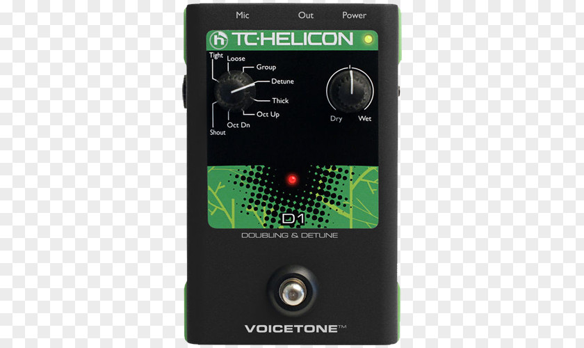TC-Helicon VoiceTone D1 Effects Processors & Pedals X1 C1 PNG