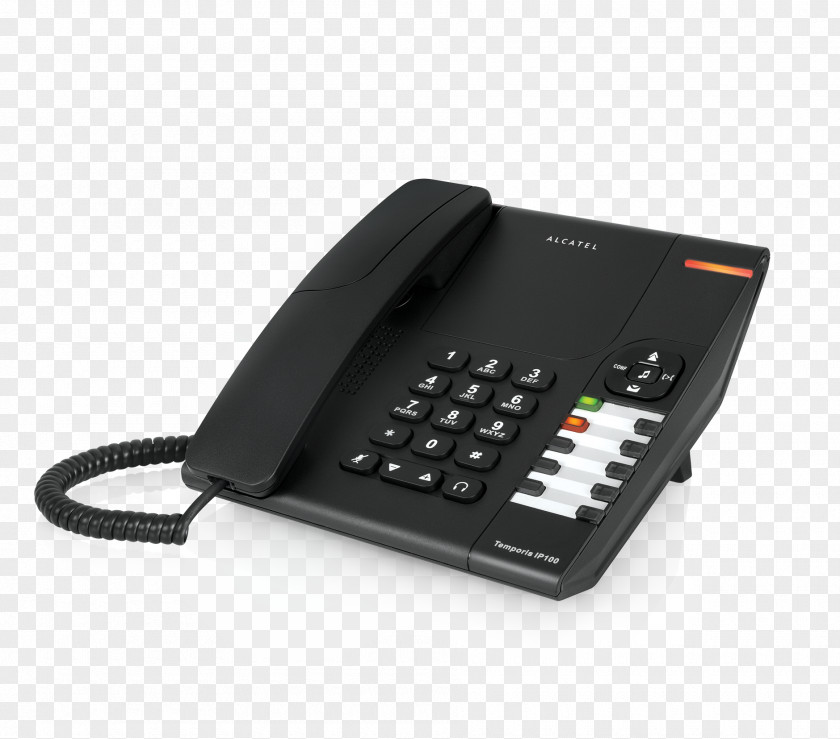 Alcatel Badge Home & Business Phones Temporis IP150 VoIP Phone IP100 PNG