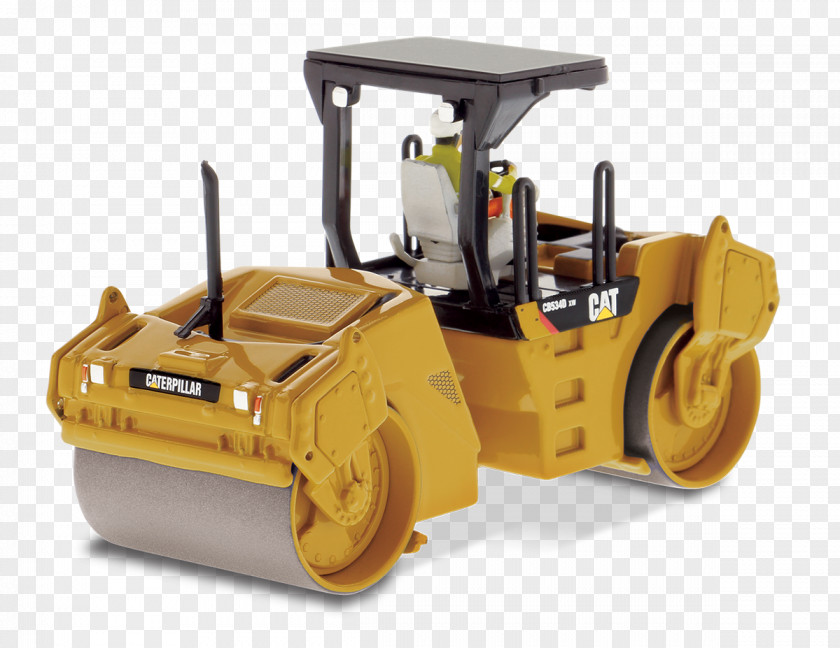 Caterpillar Inc. Compactor Die-cast Toy Loader Heavy Machinery PNG