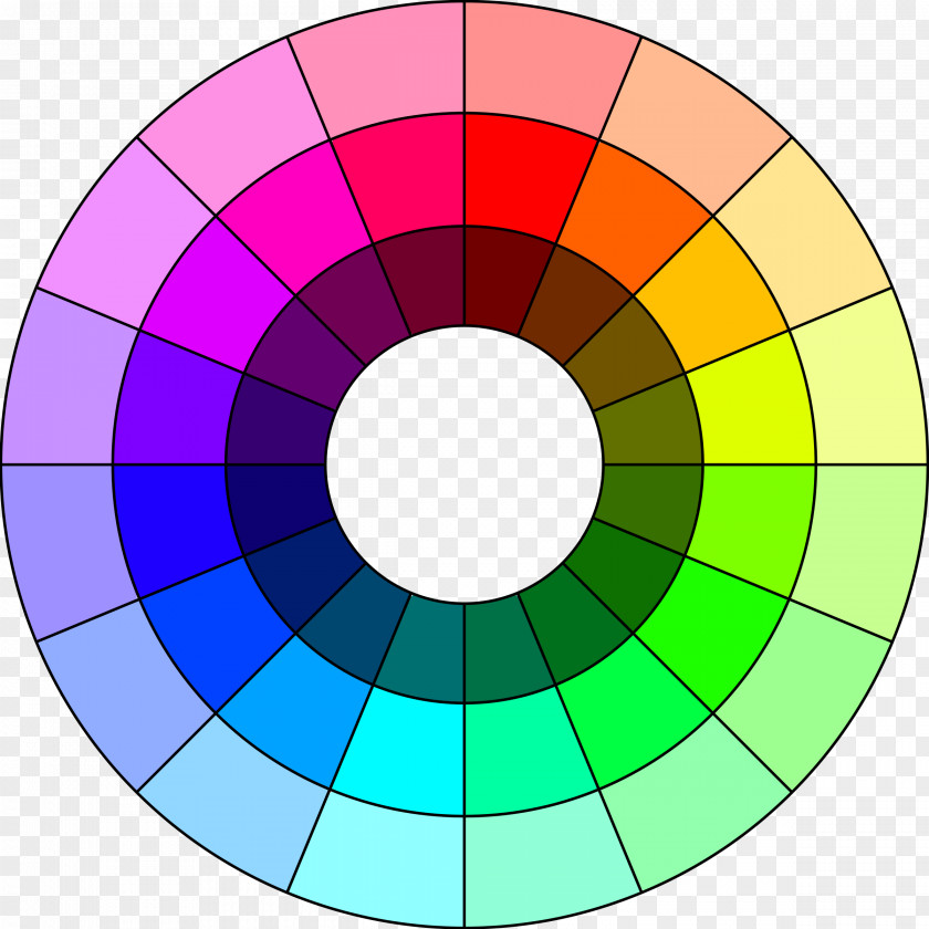 Color T-shirt Wheel Clip Art PNG