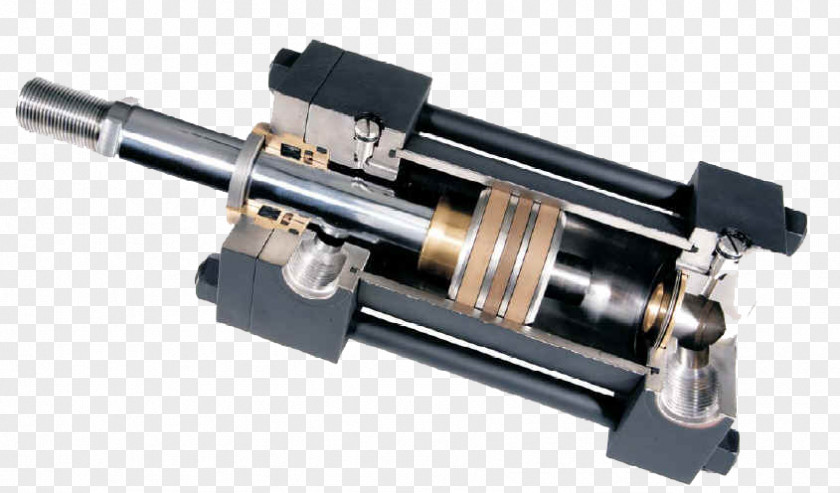Hydraulic Cylinder Pneumatic Hydraulics Single- And Double-acting Cylinders Manufacturing PNG