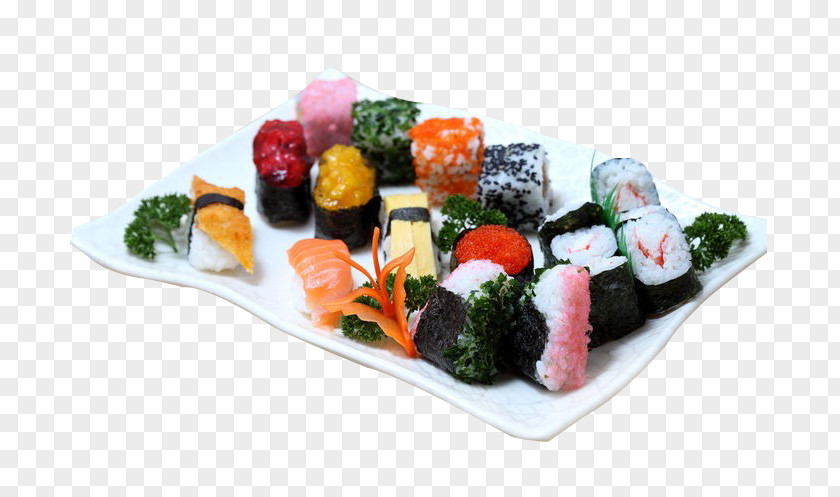 Sushi Platter Onigiri California Roll Sashimi Gimbap PNG