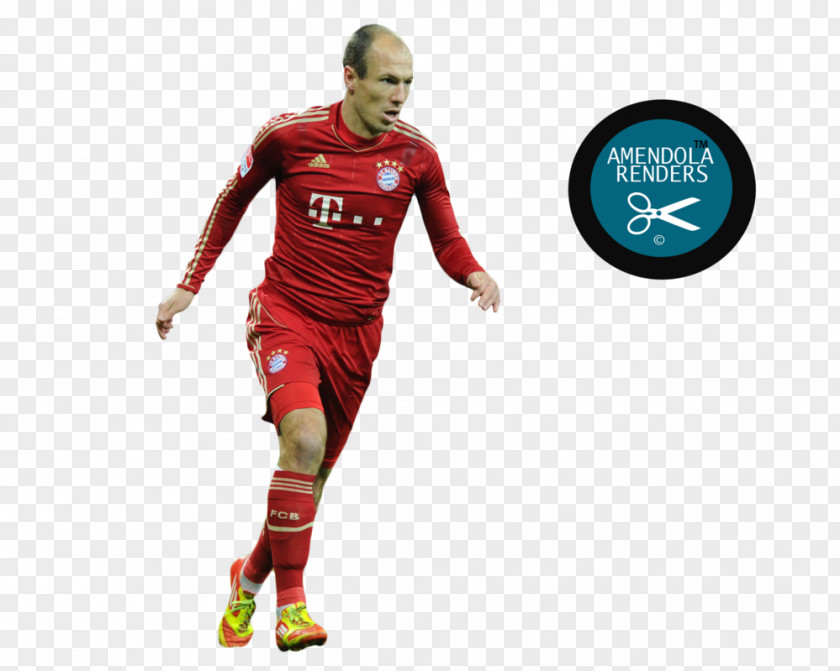 Arjen Robben Rendering Football Player PNG