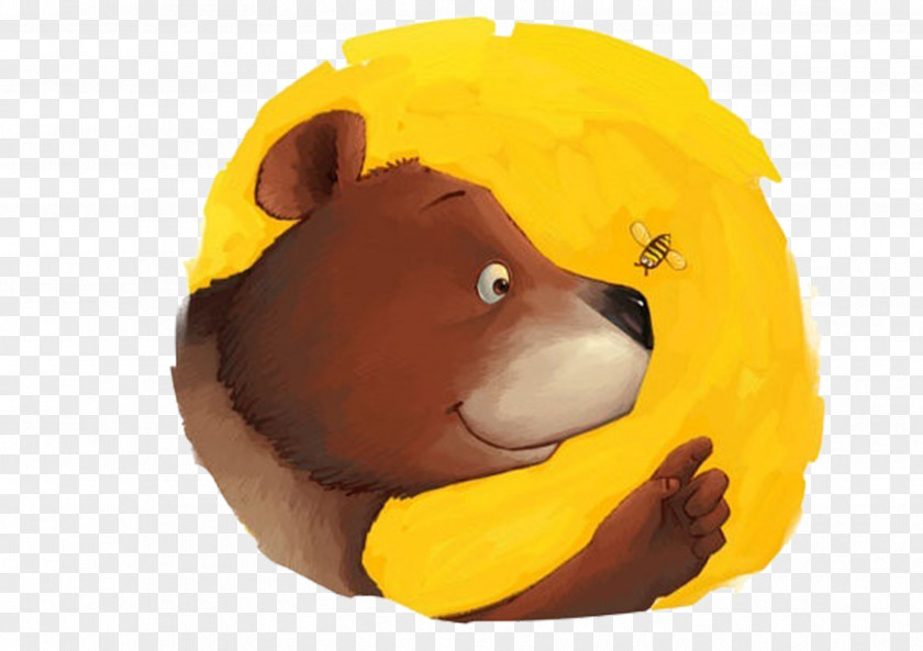Bee Bears Bear Drawing Illustration PNG