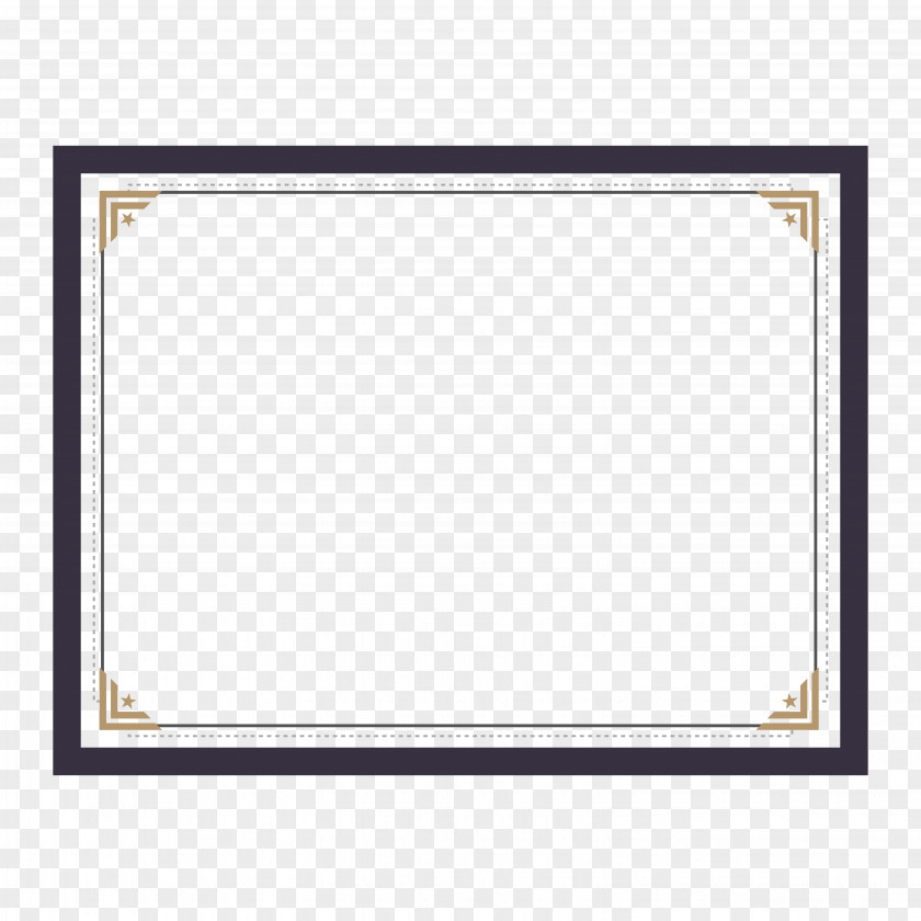 Certificate Border Design Text Picture Frame Pattern PNG
