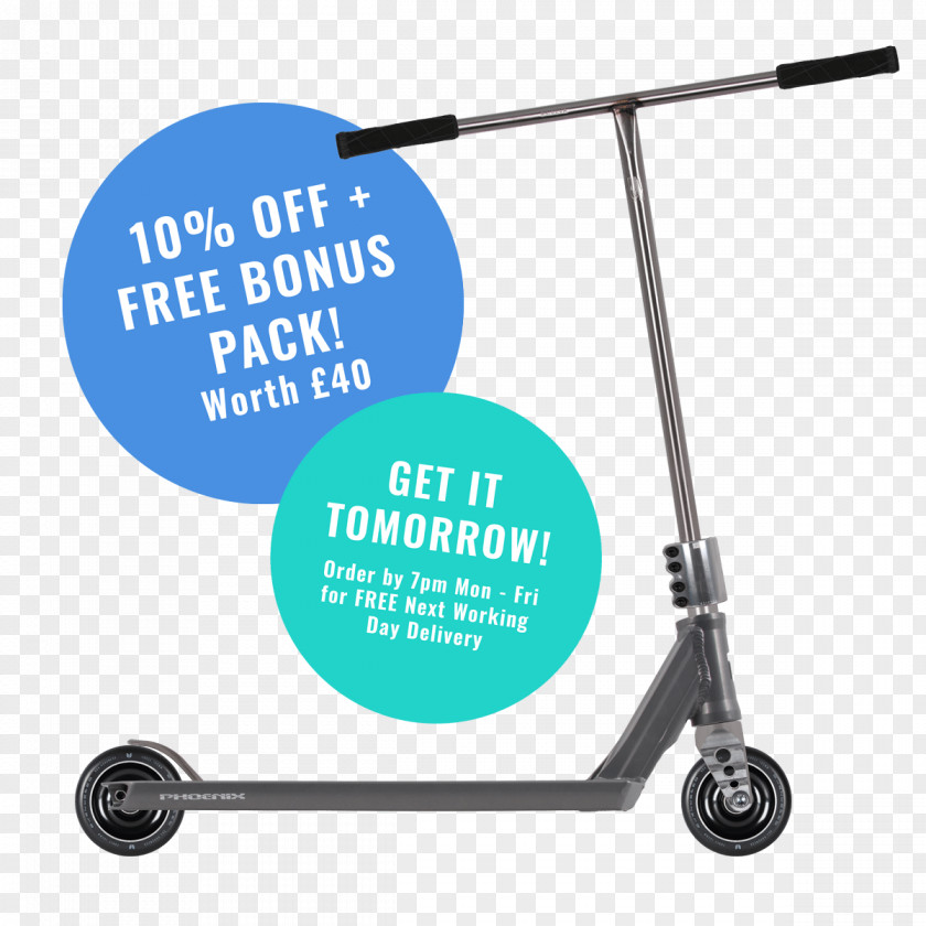 Personalized Summer Discount Kick Scooter Product Design PNG