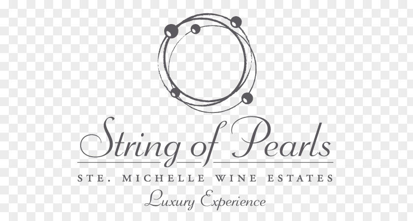String Of Pearls Logo Wine Standard Operating Procedure Chateau Ste. Michelle PNG