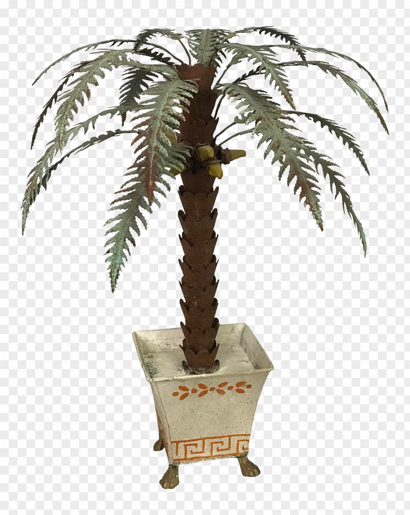 Table Palm Trees Toleware Devonshire Of Beach Electric Light PNG