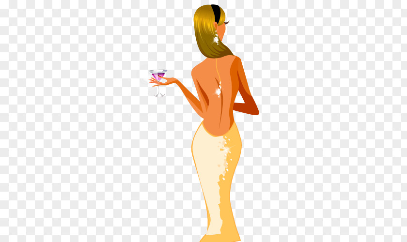 Vector Reception Woman Back Photography Clip Art PNG
