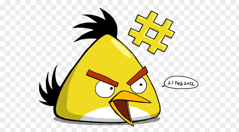 Angry Bird Yellow Birds Clip Art PNG