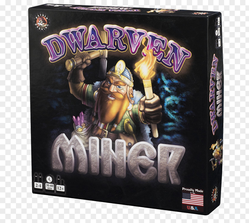 Dice Board Game Dwarven Miner Card PNG