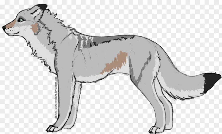 Dog Breed Red Fox Cat Line Art PNG