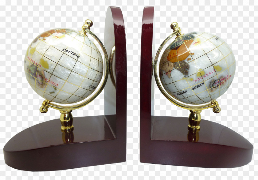 Globe Bookend Shopping Choice PNG