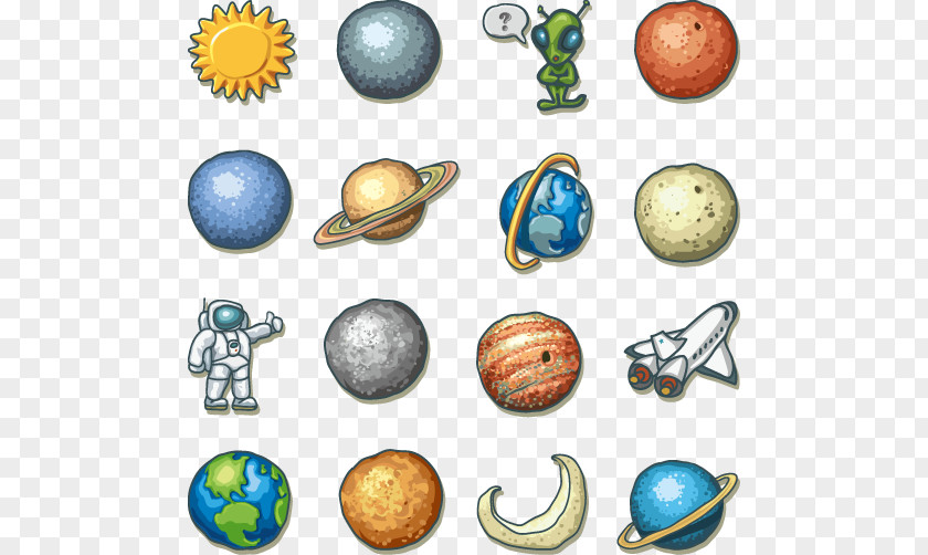 Milky Way Planets And Aliens Planet Royalty-free Stock Illustration PNG