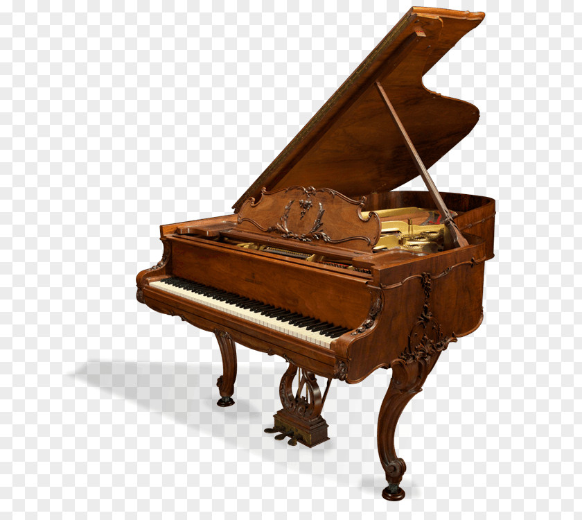 Piano Player Harpsichord Steinway & Sons 1890s PNG