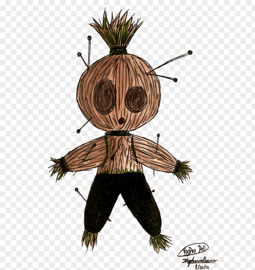 Voodoo Doll Insect Character Animated Cartoon PNG