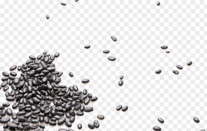 A Pile Of Black Beans Turtle Bean Food Icon PNG