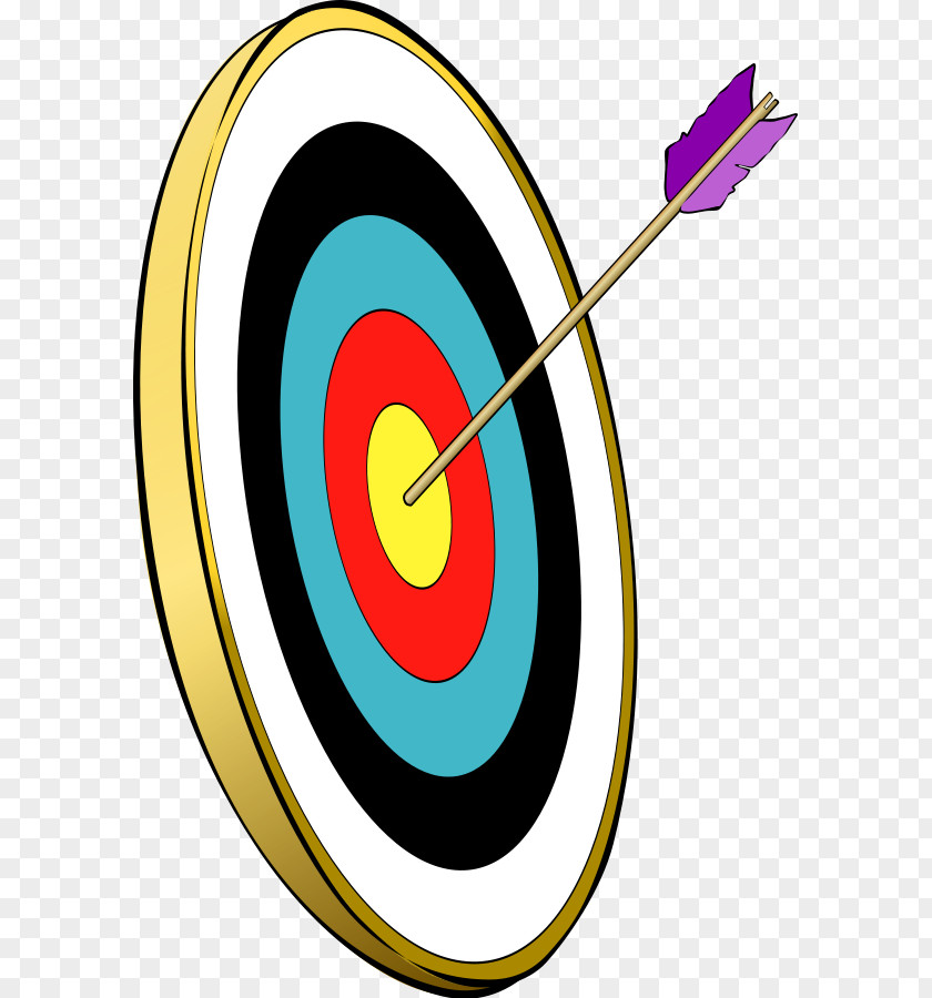 Gold Medal Clipart Shooting Target Bullseye Arrow Archery Clip Art PNG