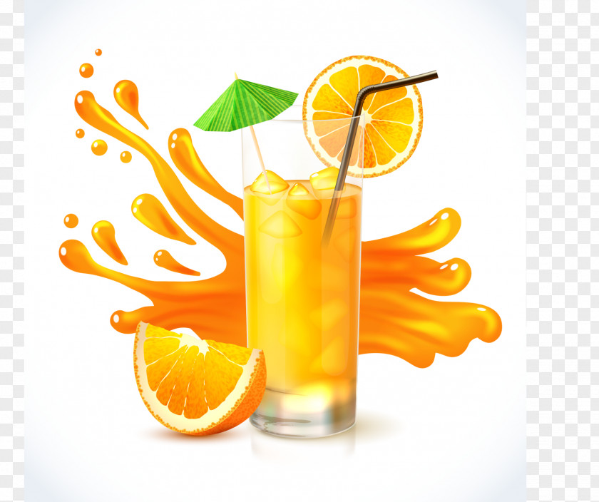 Juice Orange Cocktail PNG