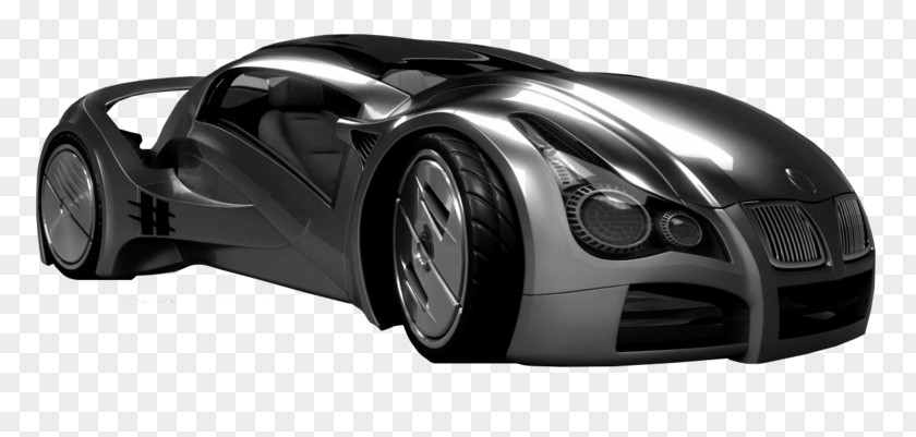 Porsche Police Car Bugatti Type 57 Concept PNG