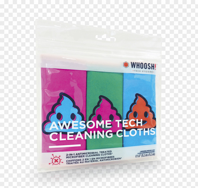 Whoosh Microfiber Textile Cleaning Cleaner Reuse PNG