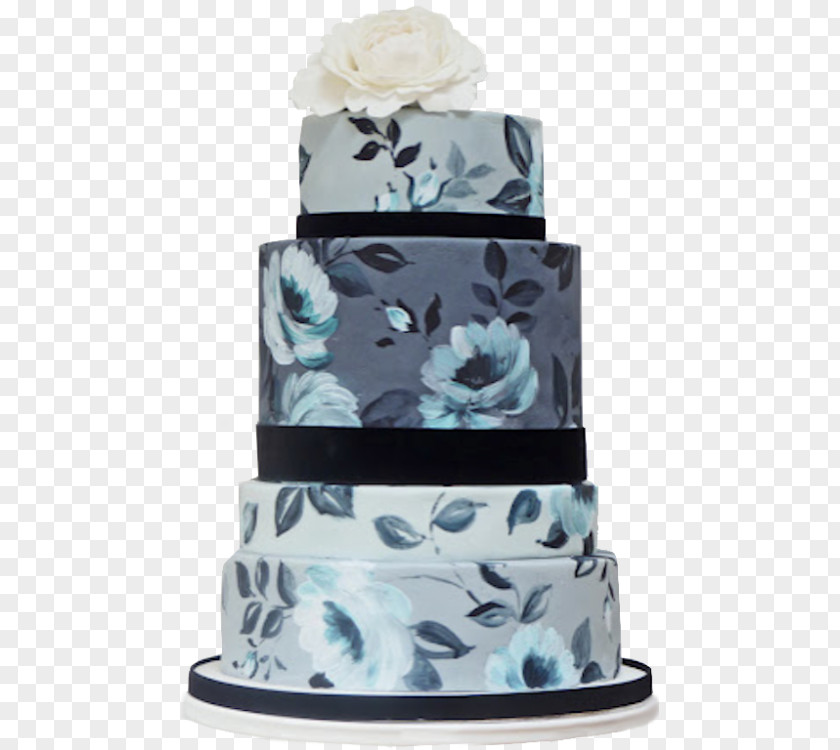 Blue Cake Wedding Tart Dessert PNG