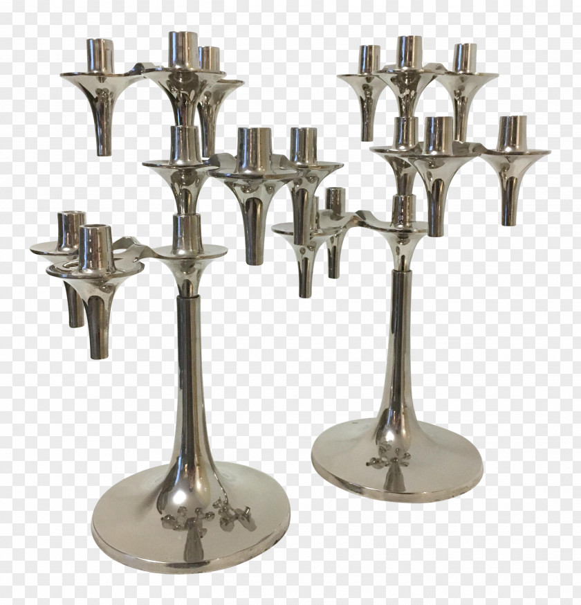 Brass Candlestick Chairish Furniture Lighting PNG