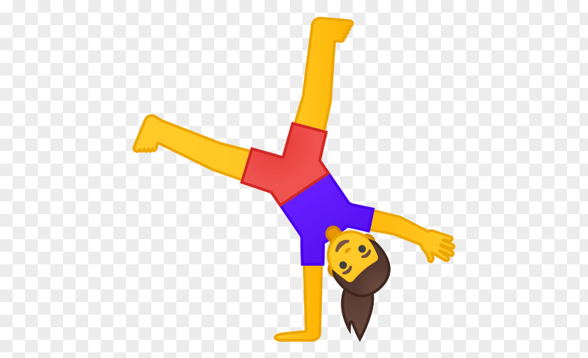 Emoji Emojipedia Cartwheel Handstand Zero-width Joiner PNG