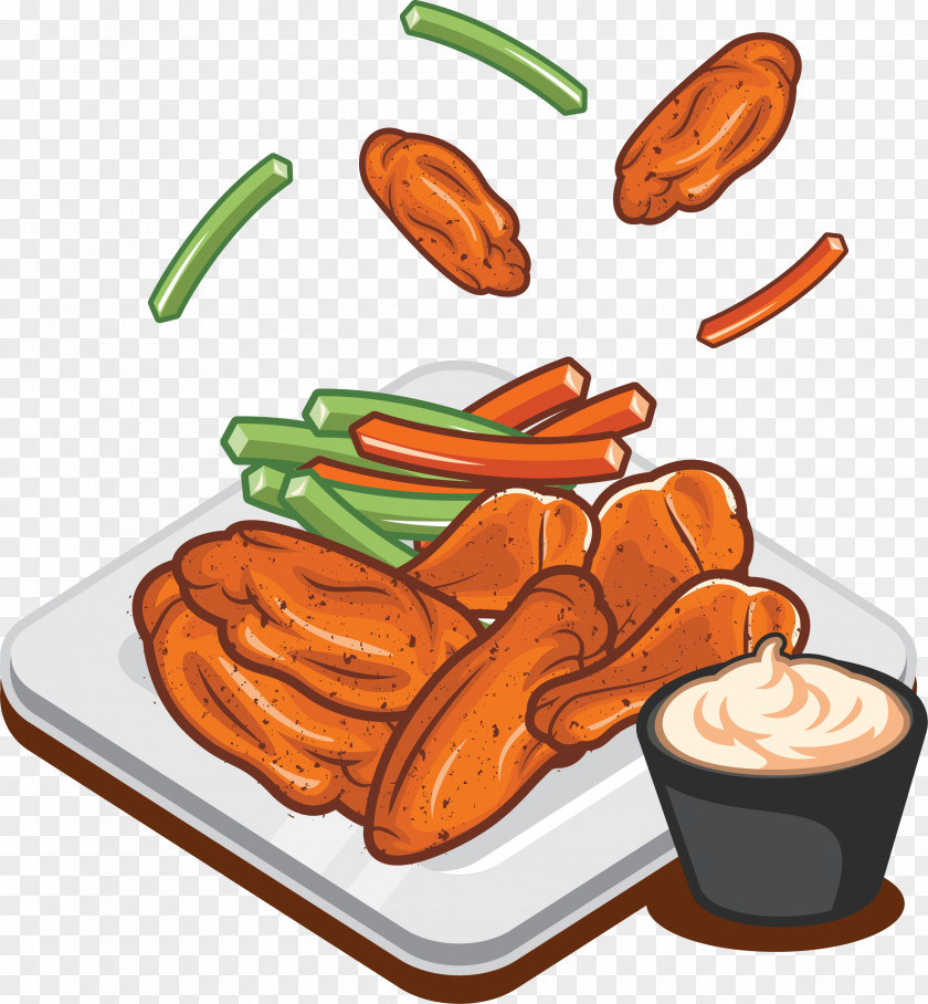 Fried Chicken Wings Buffalo Wing Sausage Fast Food PNG